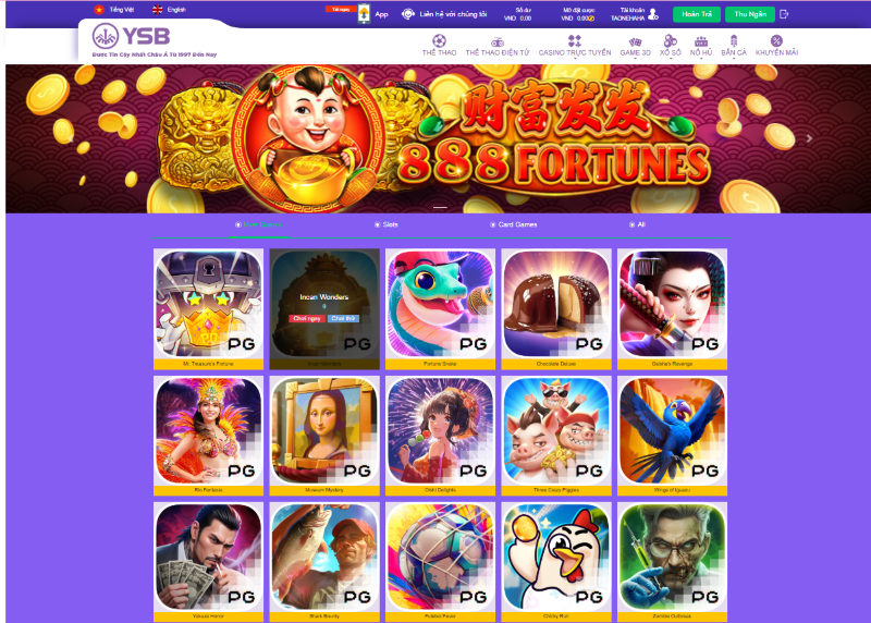 game đổi thưởng nổ hũ YSB66